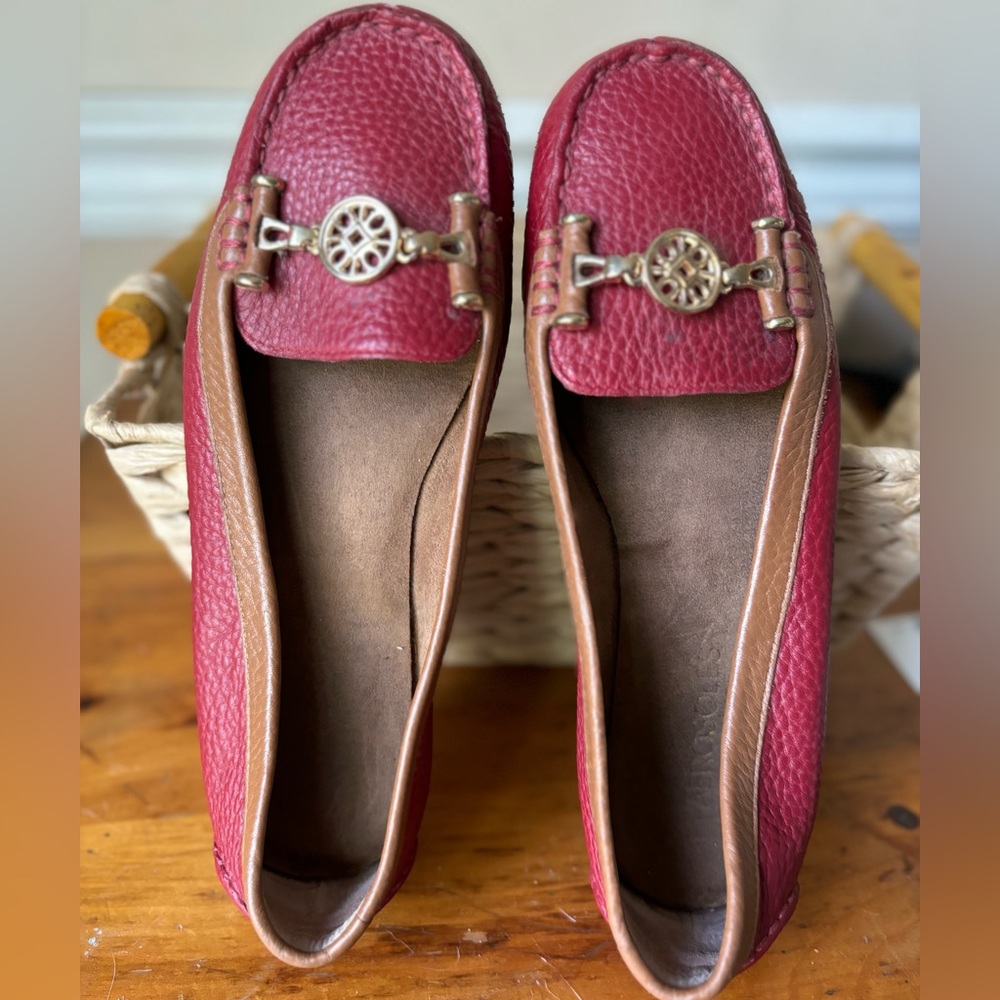Aerosol Red Leather Loafer SZ 8